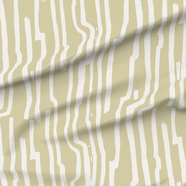 Sandstone Stripe Fabric (Three Birds) image 0