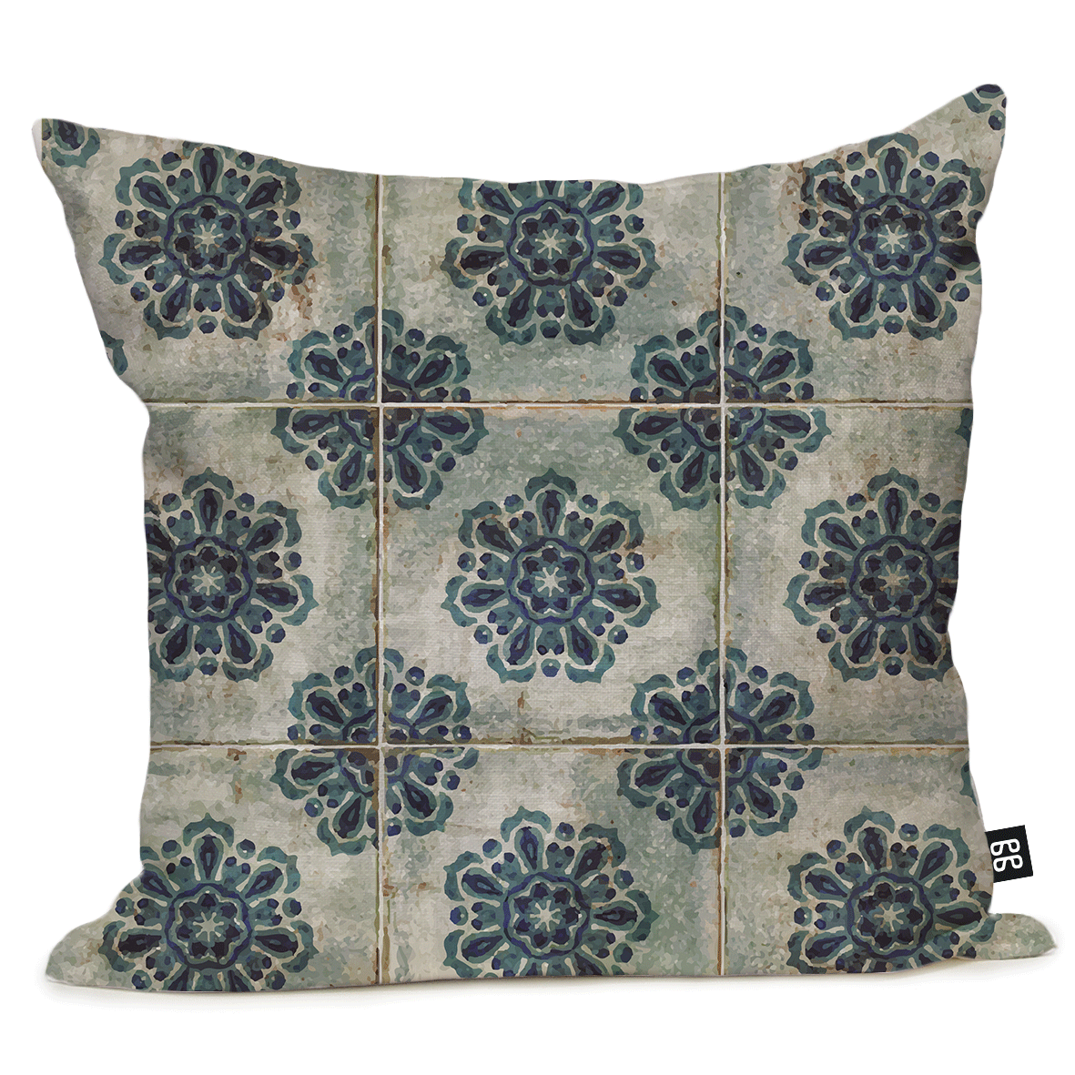 Moss Garden Cushion (Three Birds)